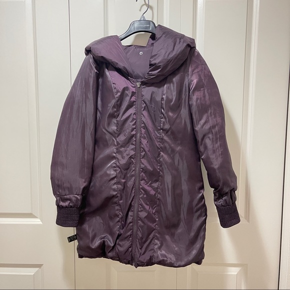 7 FOR ALL MANKIND Small Purple Puffer Jacket - Picture 15 of 16